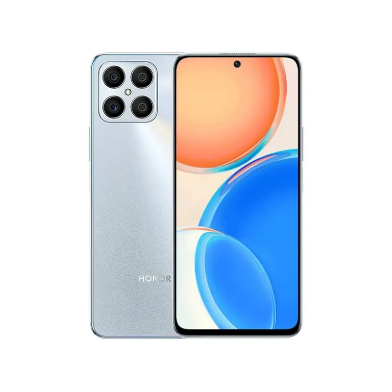 رنگ نقره ای گوشی موبایل آنر مدل Honor X8
